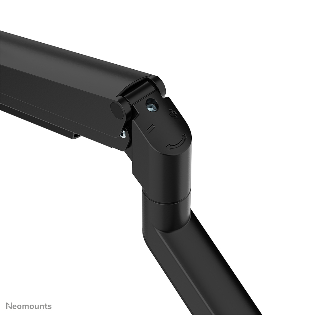 monitor-arm, articulating, schwarz, verstellbar, befestigungsstativ