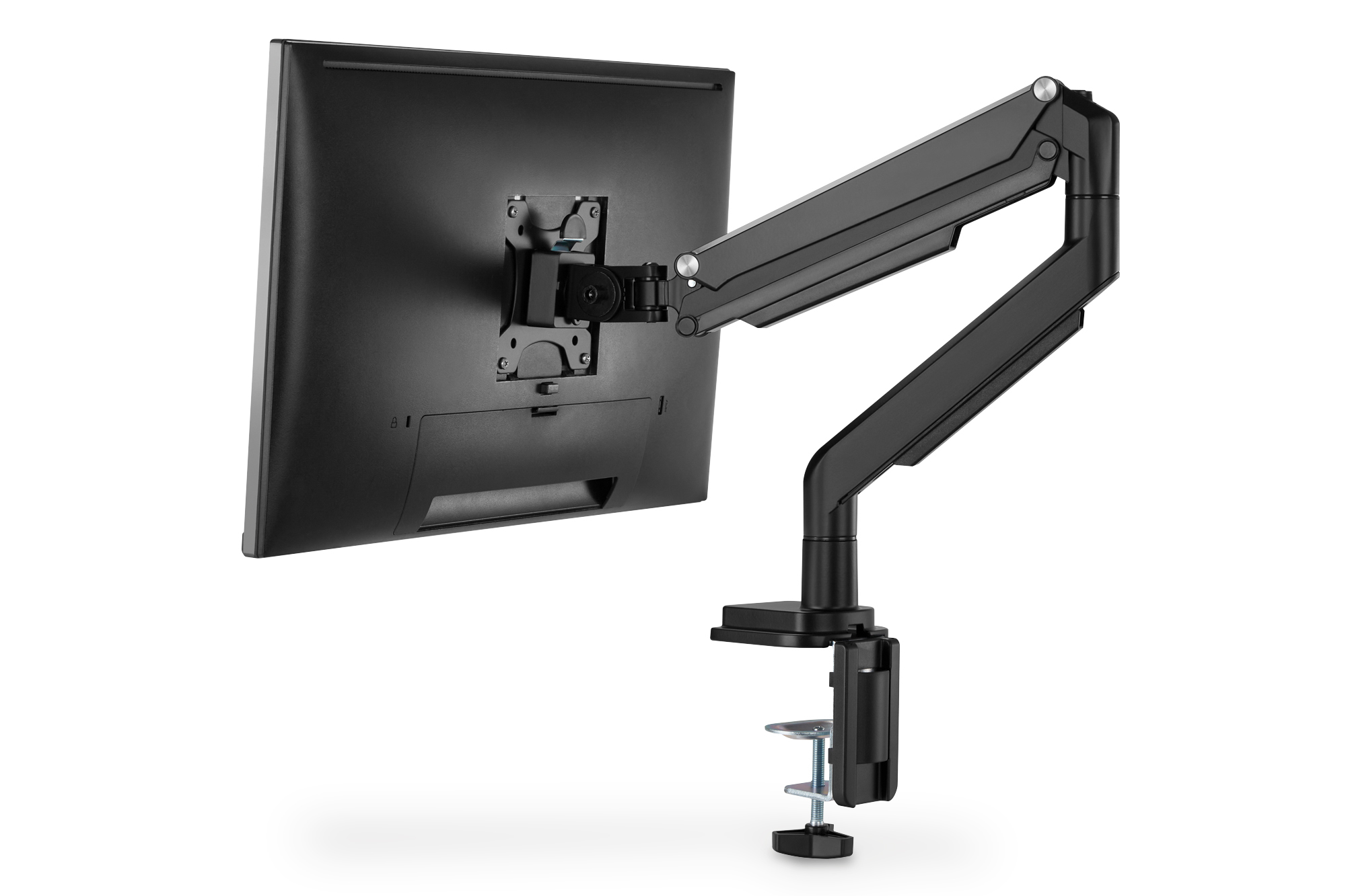 Monitor, Arm-Mount, Schreibtischarm, verstellbare Halterung, schwarz