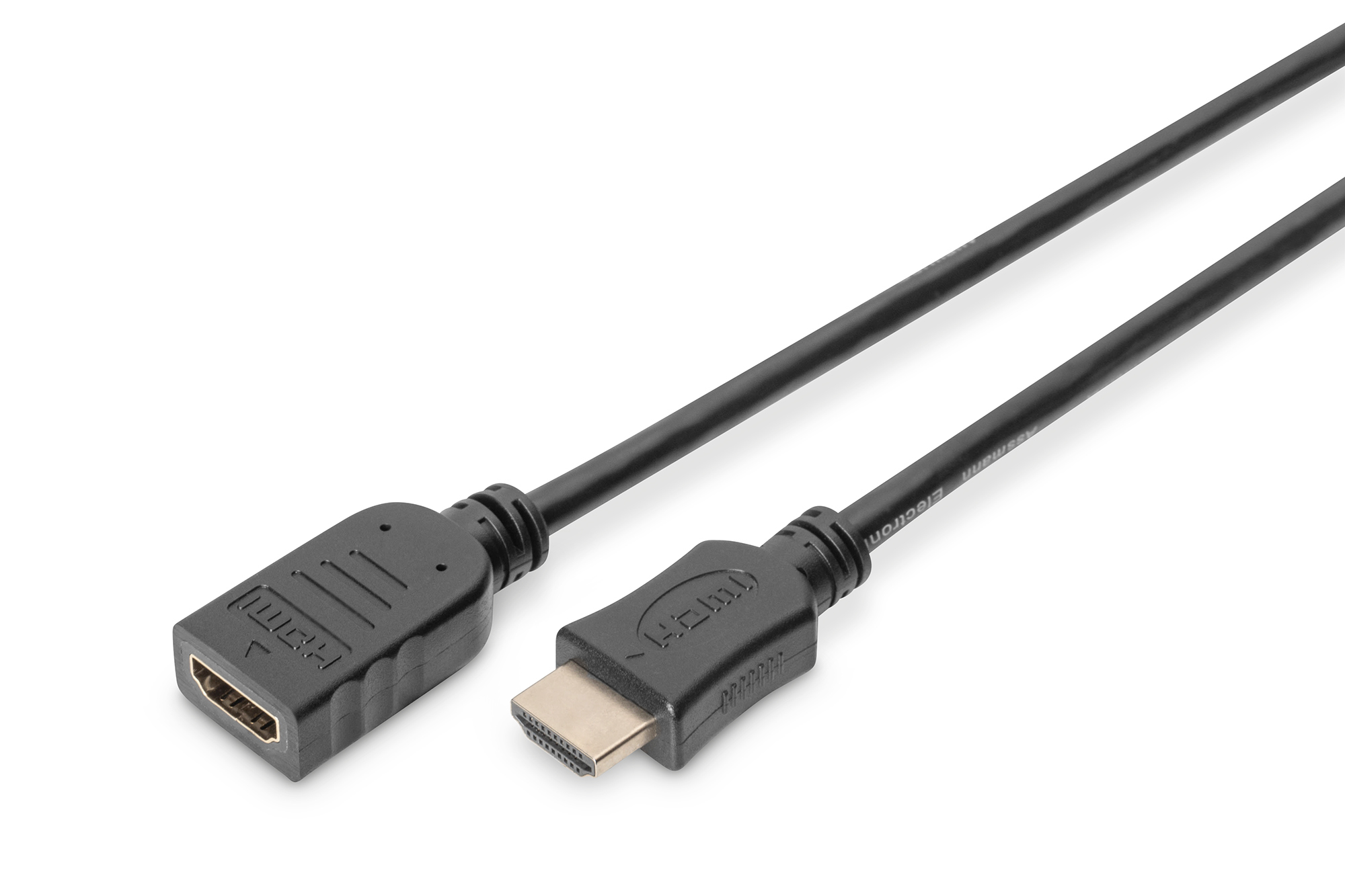 DIGITUS HDMI High Speed Verlängerungskabel, Typ A St/Bu, 3.0m