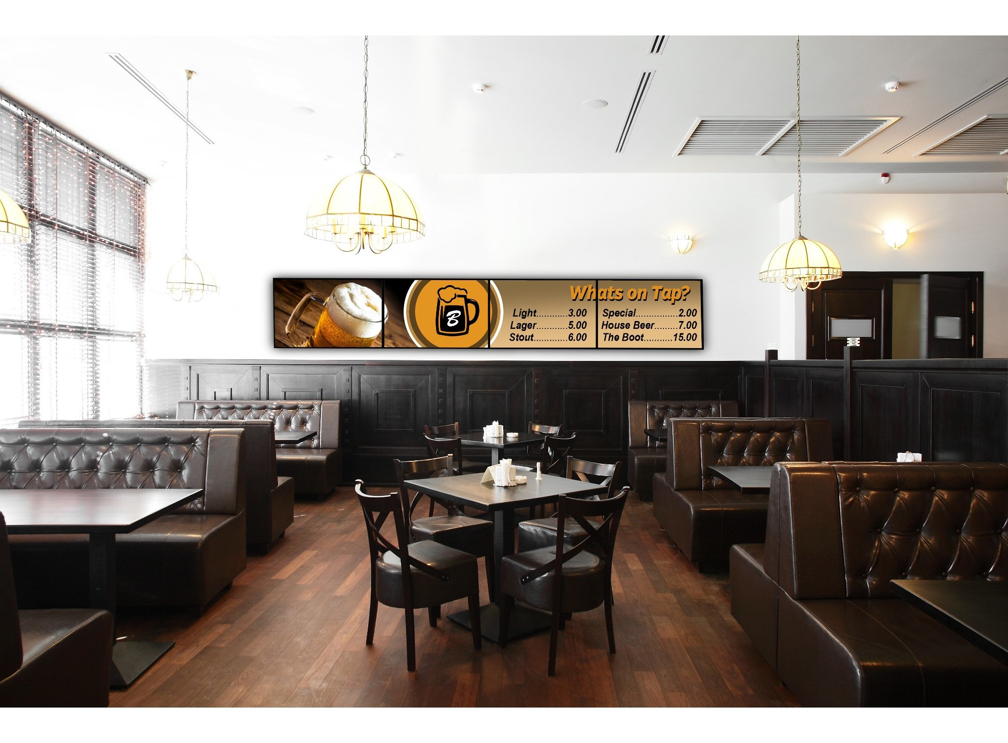 Peerless-AV Wandhalterung DS-MBZ647L Menu Board 42"-65" Peerless-AV Wandhalterung DS-MBZ647L Menu Board 42"-65"
