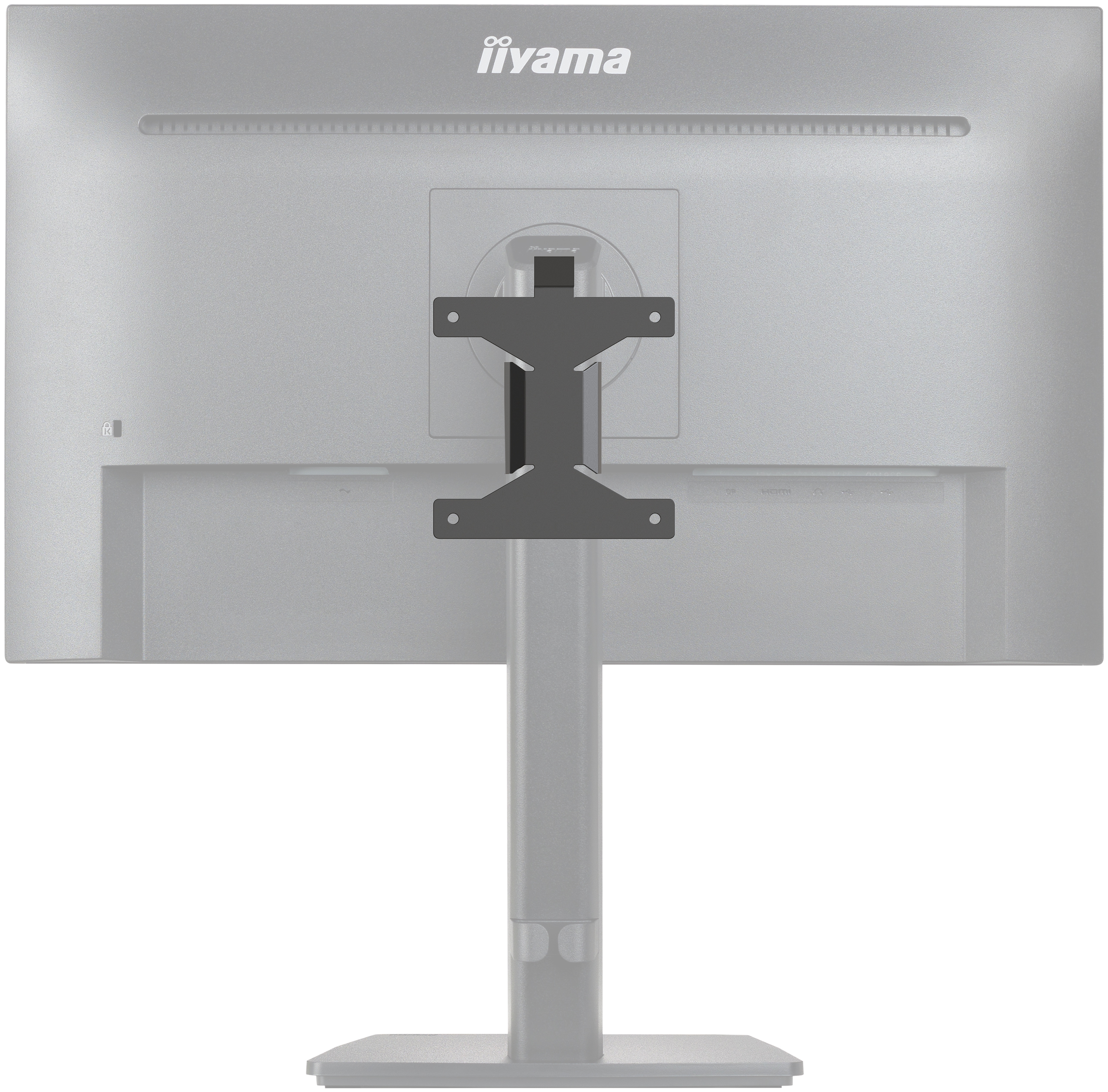 Monitor, Schreibtischständer, VESA-Halterung, Silber, LCD-Anzeige