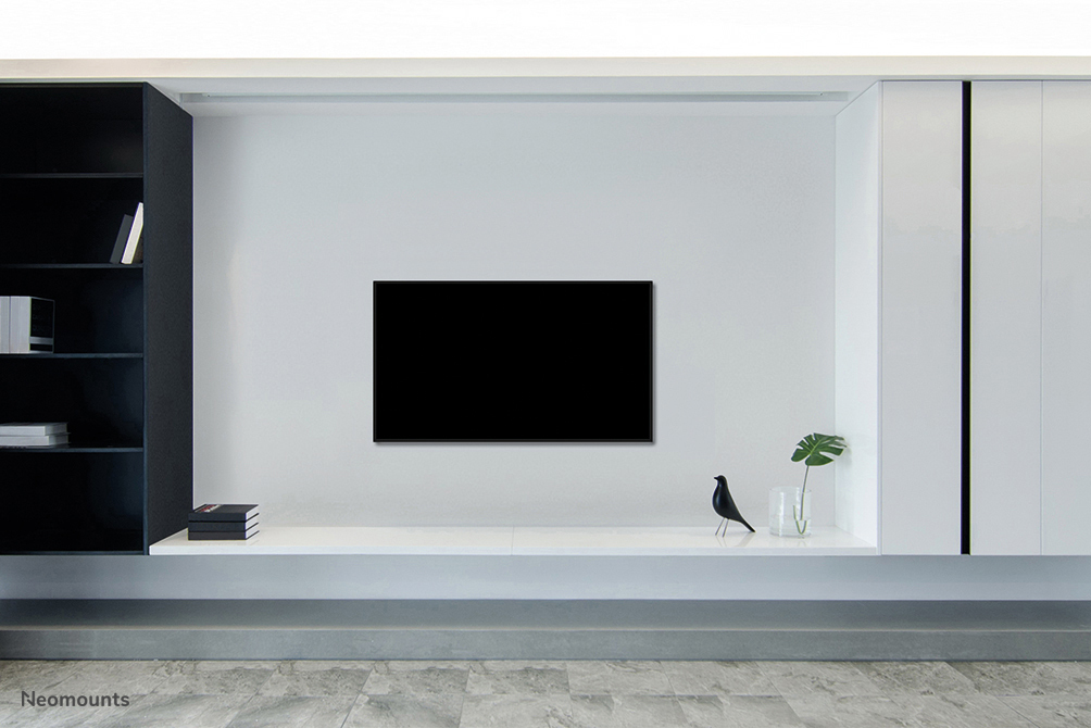 TV-Wandhalterung, Schrankwand, Wohnzimmer, Moderne Einrichtung, Flachbildschirm