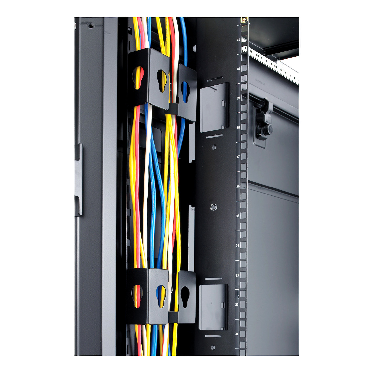Serverrack, Serververkabelung, Kabelbündel, Elektro-Panel, Industrielle Ausrüstung