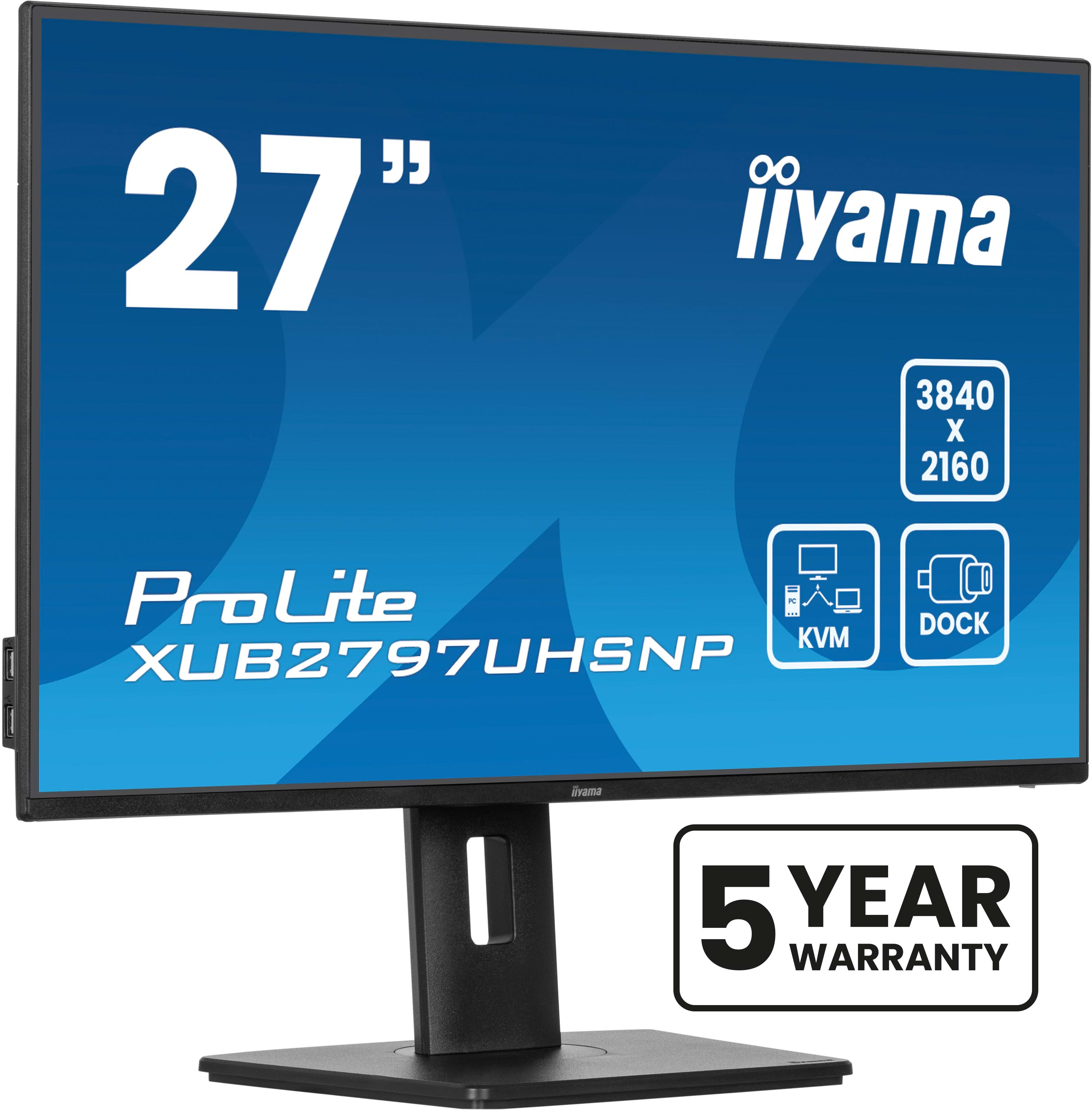 IIYAMA Monitor XUB2797UHSNP-B1 inkl. 5 Jahre Hersteller-Garantie Computerausrüstung, Überwachen, Bildschirm, FERNSEHER