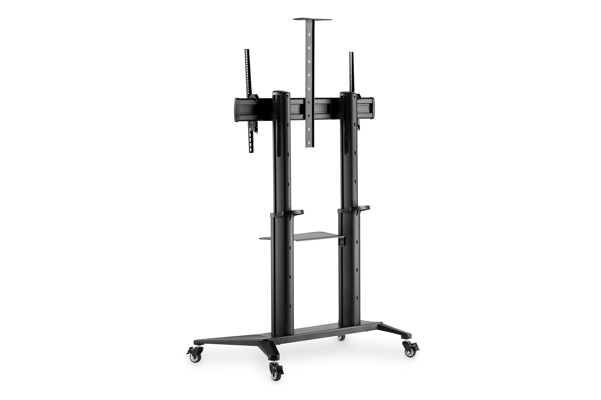 Kopf-TV-Lift, TV-Lift-Stativ, VESA-Wandführung, Mobiles TV-Stativ, Schwarz