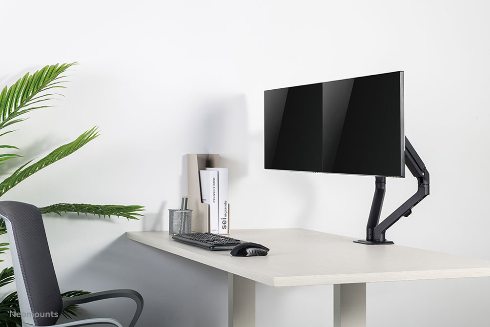 Neomounts Monitor-Tischhalterung - Klemme /Bolzen - 7 kg - 43,2 cm (17 Zoll) - 68,6 cm (27 Zoll) - 100 x 100 mm - Schwarz
