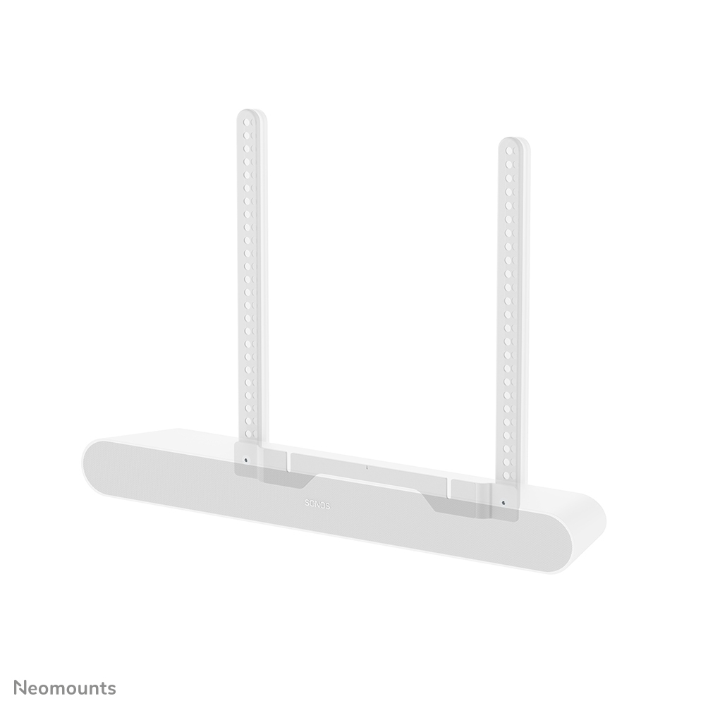 tv-halterung, wandhalterung, dual-arm, metall, weiß