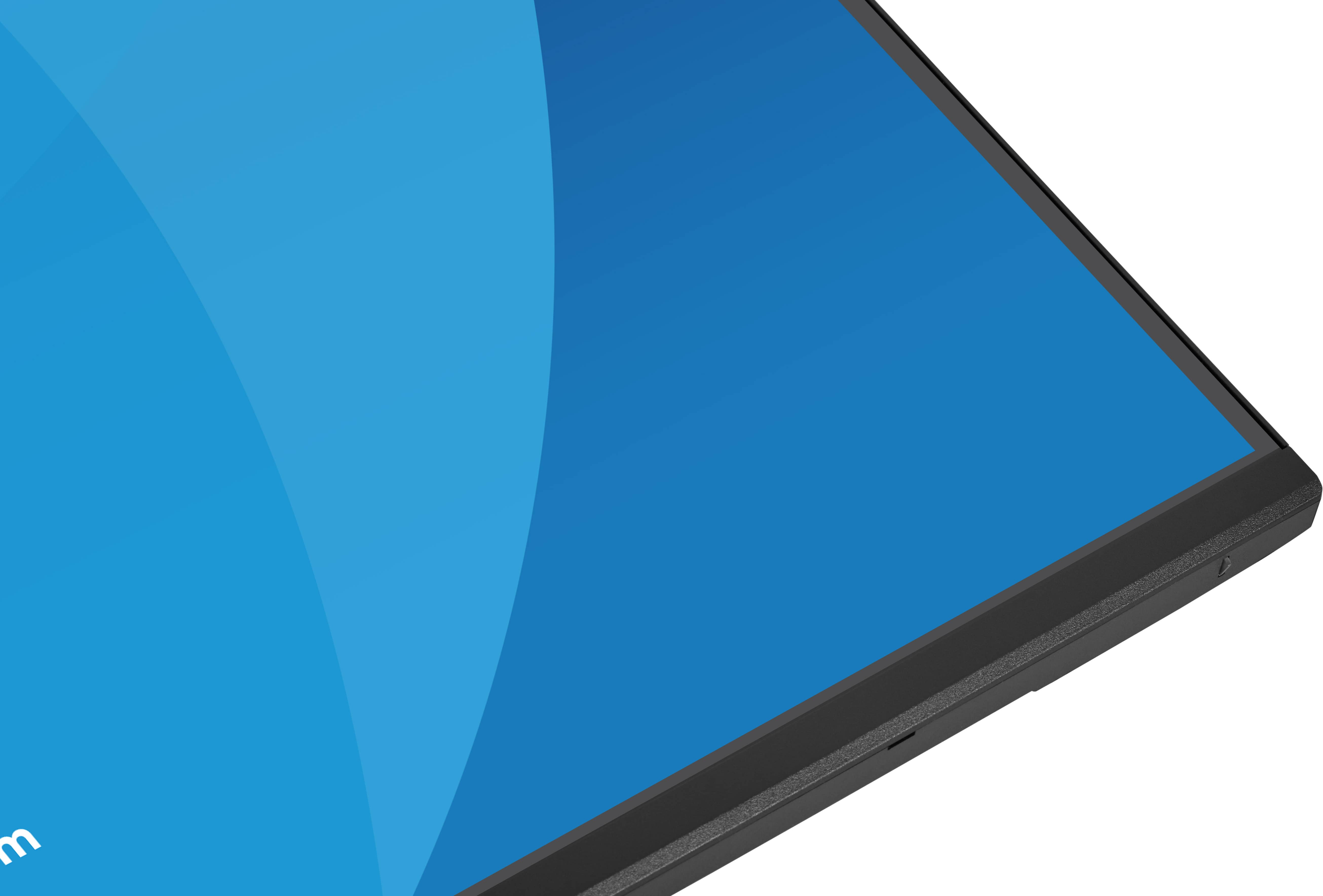 laptop, Bildschirm, Display, schwarzer Rand, blauer Bildschirm