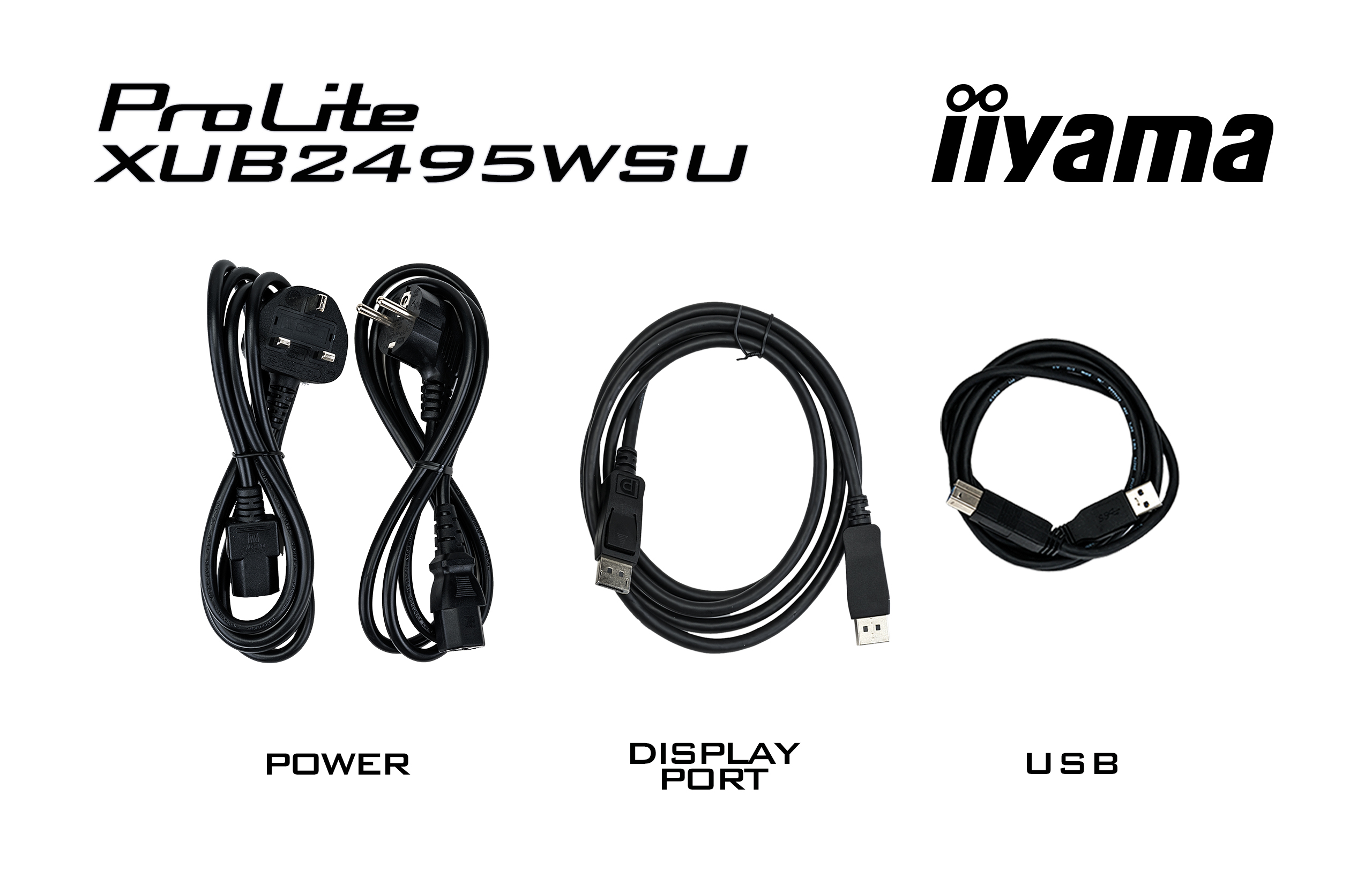 IIYAMA Monitor XUB2495WSU-B7 Adapter, Elektronik