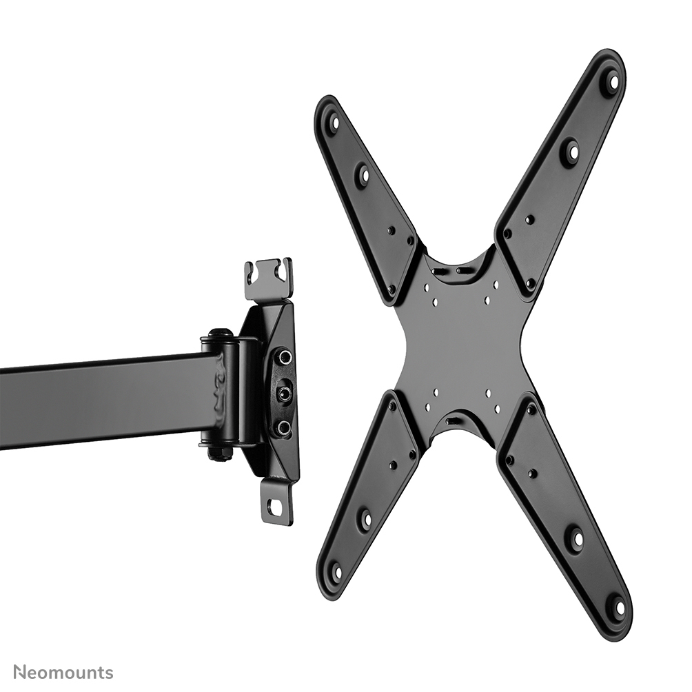 Neomounts TV Stangenhalterung - 81,3 cm (32 Zoll) - 139,7 cm (55 Zoll) - 75 x 75 mm - 400 x 400 mm - 15 - 10 Grad  - Schwarz