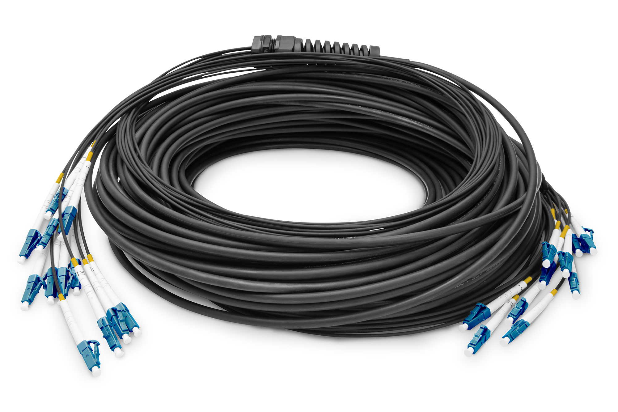 DIGITUS DK-2A33CU030BK-BBB Vorkonfektionierte Glasfaser Universal Breakout Kabel, Singlemode OS2, 12 Fasern, LC/UPC - LC/UPC DIGITUS DK-2A33CU030BK-BBB Vorkonfektionierte Glasfaser Universal Breakout Kabel, Singlemode OS2, 12 Fasern, LC/UPC - LC/UPC