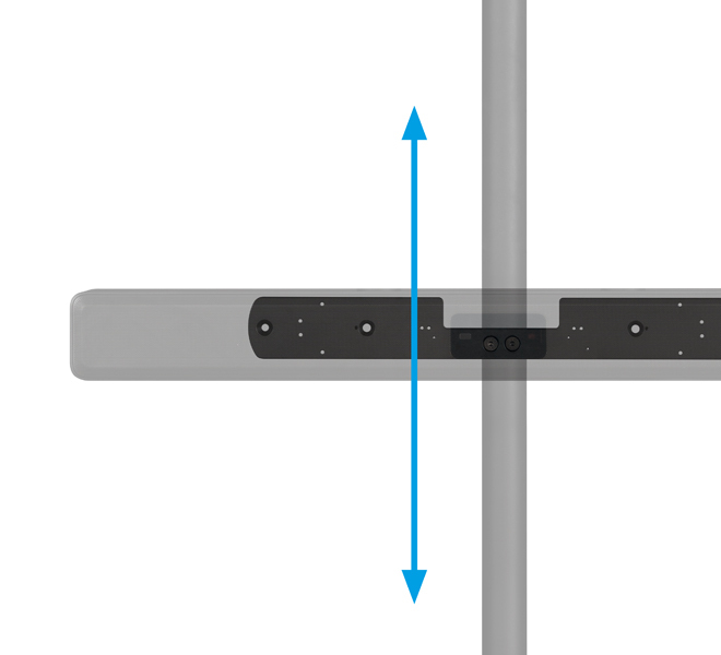 B-TECH Mounting Plate for Biamp Video and Audio Bars BT7879/B B-TECH Mounting Plate for Biamp Video and Audio Bars BT7879/B