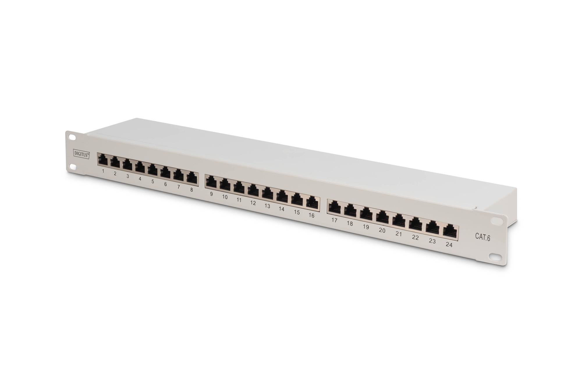 DIGITUS DN-91624S Patch Panel CAT 6 geschirmt 24-port RJ45 Elektronik, Hardware, Computerausrüstung, Knotenpunkt