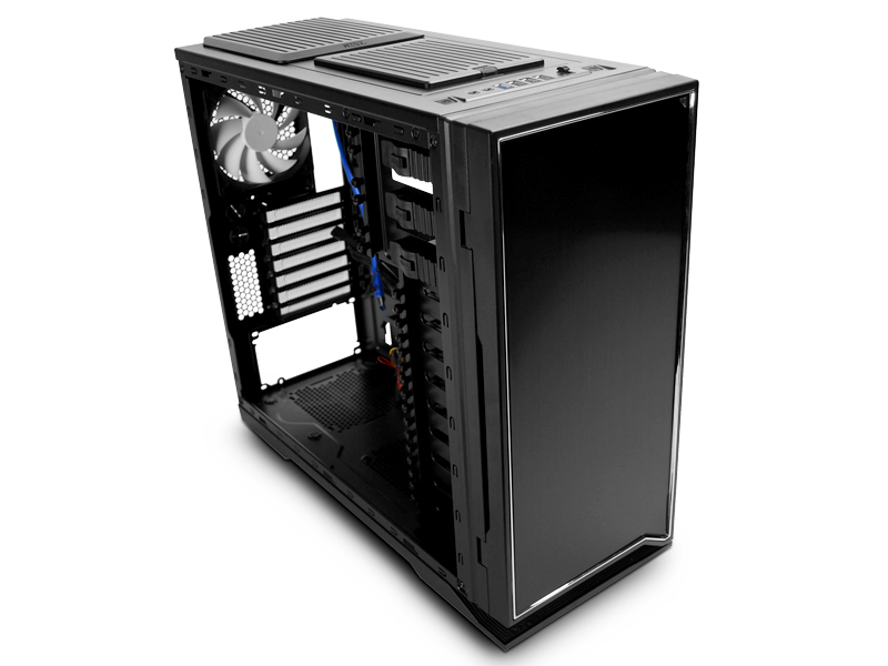 PC-Gehäuse, Tower, Mid-Tower, Gehäuse schwarz, Lüfter 120mm
