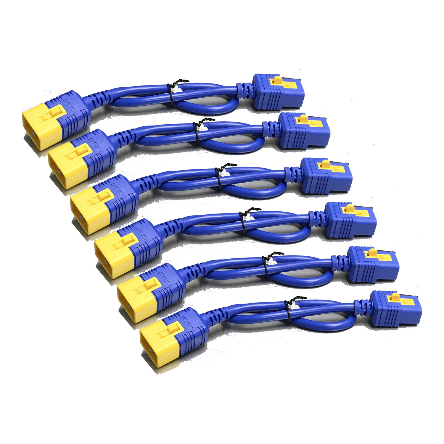 SATA-Kabel, Datenkabel, Blaues Kabel, Gelb-Schwarz Kontrast, Twist-Kabel