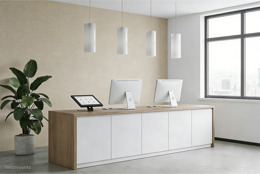 Kassentisch, Schreibtisch, Kiosk-Theke, Monitor-Stand, Beleuchtung