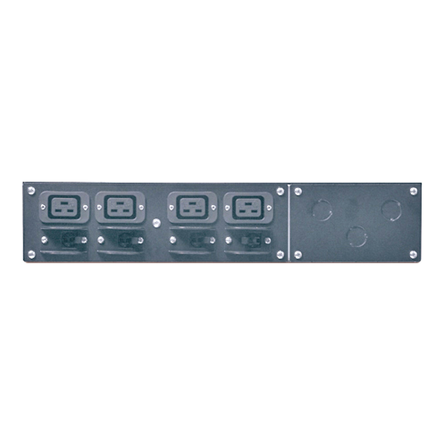 Rackmount, Stromverteiler, 3-Port, Schaltwerk, Metallgehäuse
