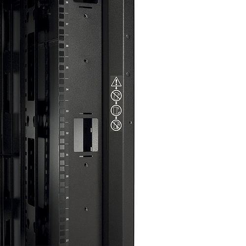 rack, server, TV mount, montage rail, notches