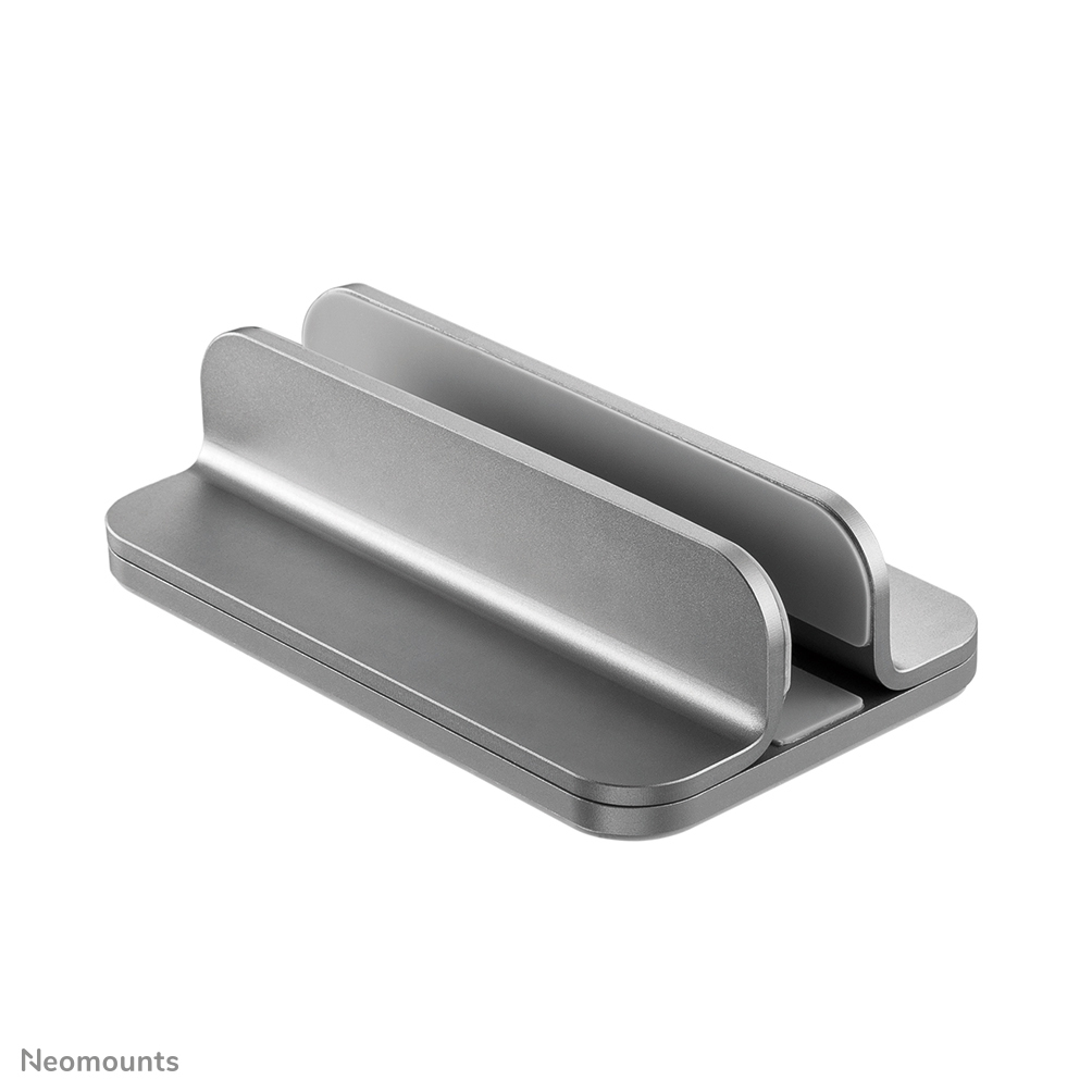 Neomounts vertikaler Laptop-Ständer - Notebook-Aufbewahrungsständer - Silber - Aluminium - 27,9 cm (11 Zoll) - 43,2 cm (17 Zoll) - 279,4 - 431,8 mm (11 - 17 Zoll)