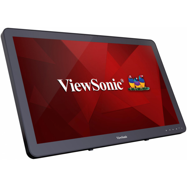 Touchscreen, Monitor, Abbildung, Rotes Abstract, ViewSonic