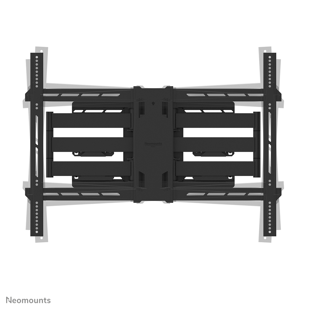 Neomounts Select Schwerlast-TV-Wandhalterung - 125 kg - 139,7 cm (55 Zoll) - 2,79 m (110 Zoll) - 800 x 600 mm - Höhenverstellung - Schwarz