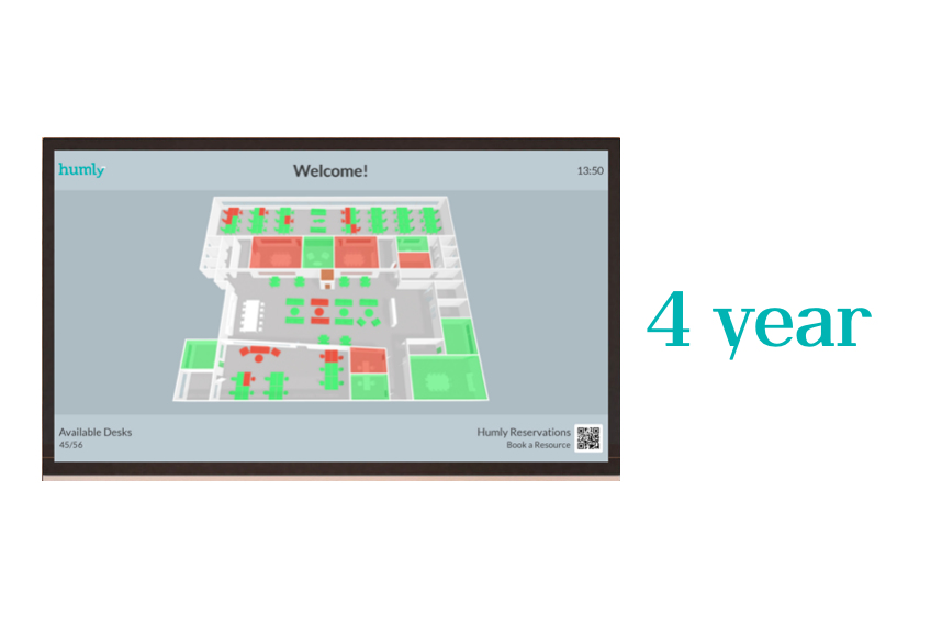 3D floor plan, desk layout, office layout, green seats, color blocks