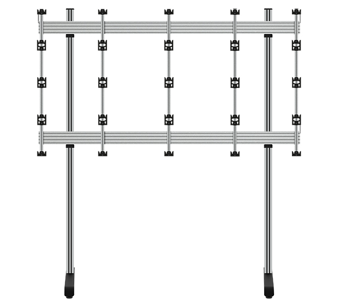 B-TECH SYSTEM X - Floor Stand for INFiLED WP Series 4x4 DVLED Videowalls BT93INFWP-S-4X4/BB B-TECH SYSTEM X - Floor Stand for INFiLED WP Series 4x4 DVLED Videowalls BT93INFWP-S-4X4/BB