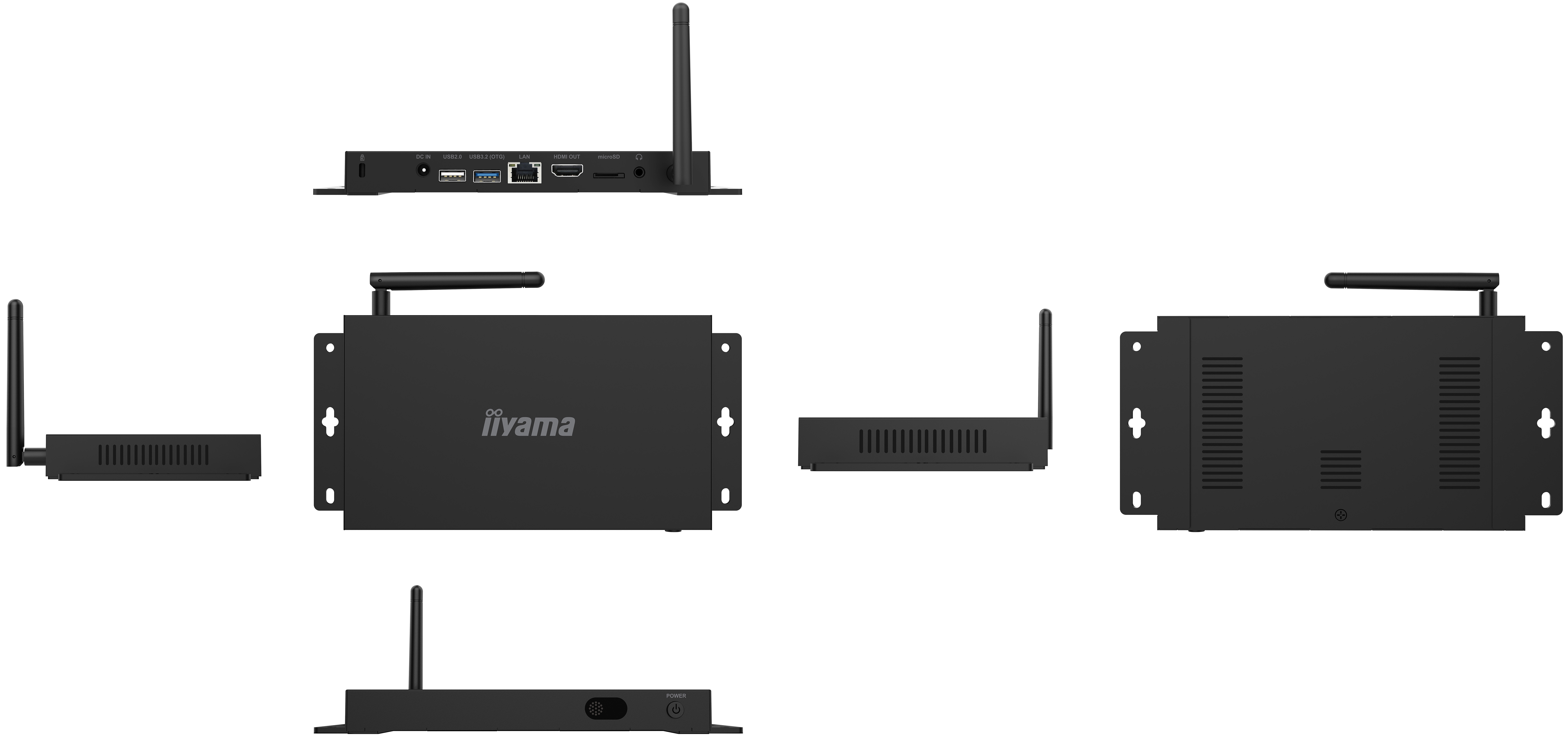 Router, WLAN-Antenne, HDMI-Ausgang, USB 3.0, Rack- mounting