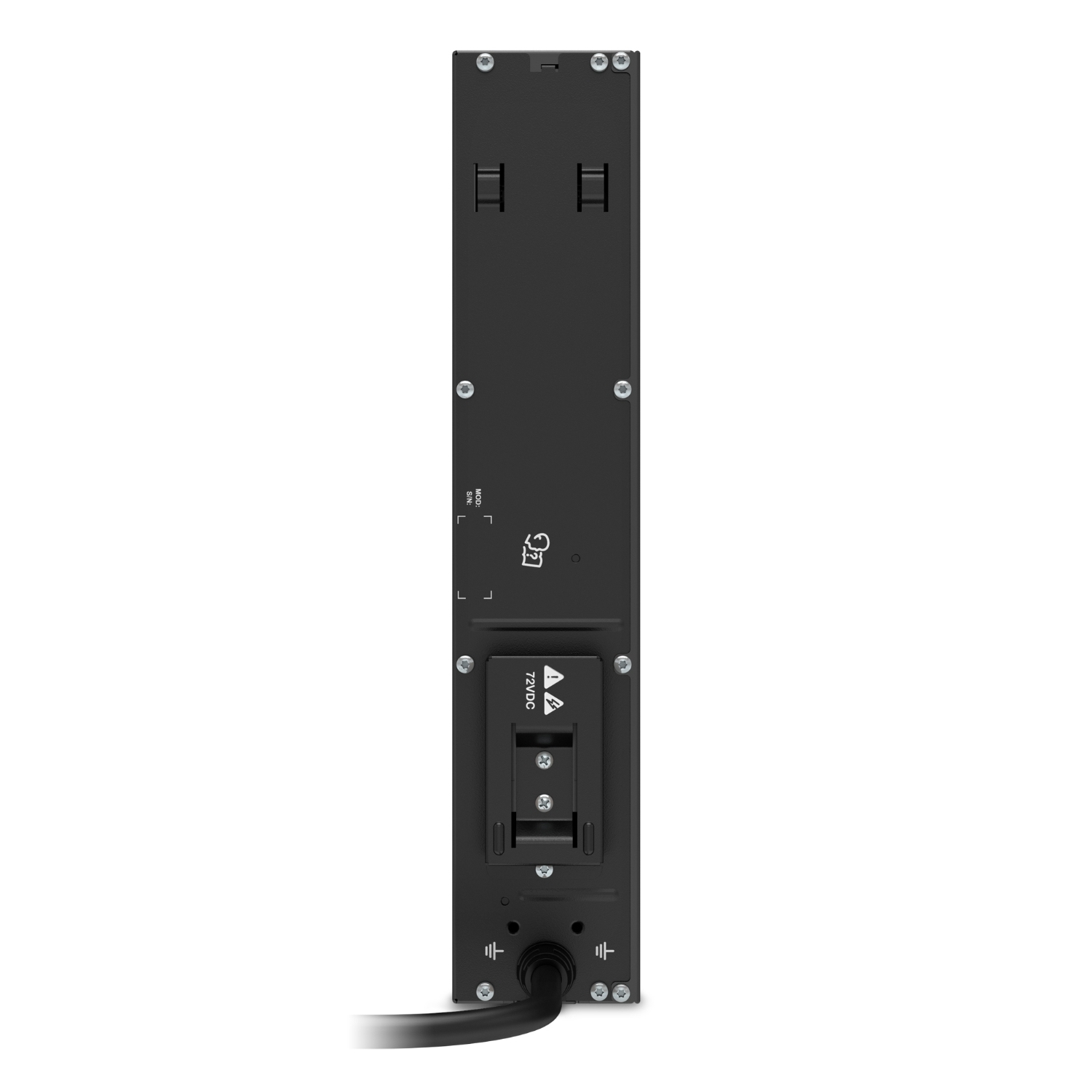 Rack, Halterung, Rückseite, Netzschalter, Kabeleinführung