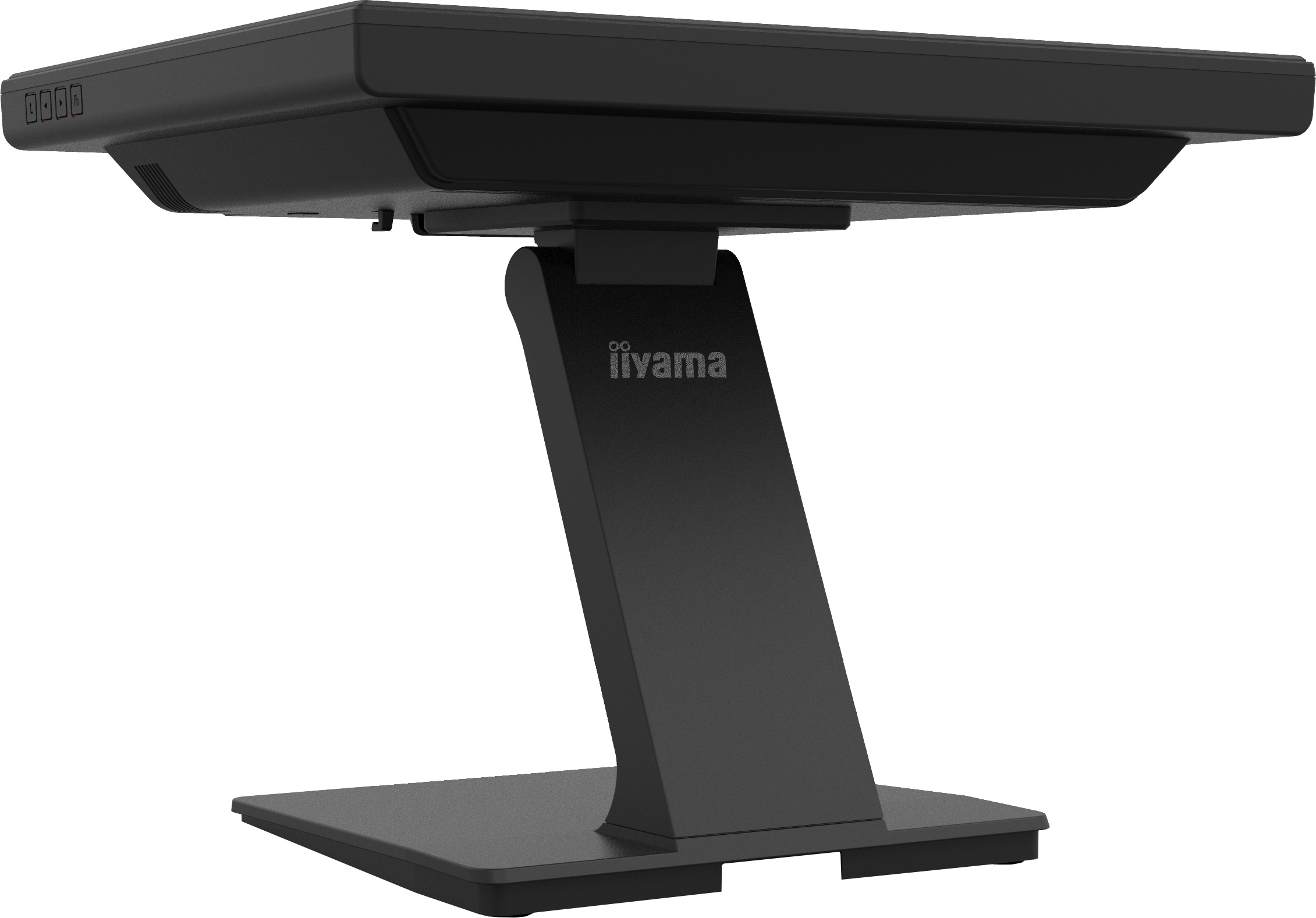 kassentier, monitorarm, tischmonitor, metallisch, schwarz