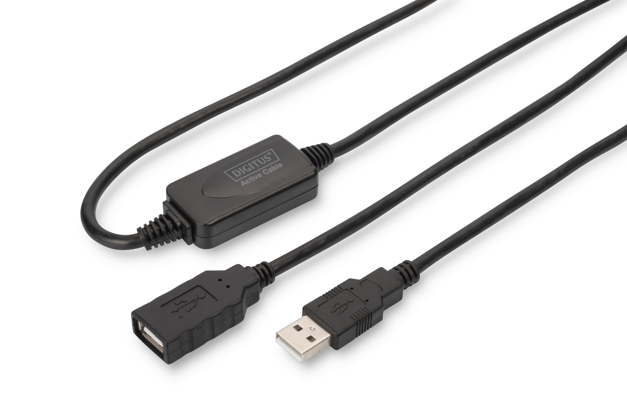 DIGITUS DA-73101 USB 2.0 Repeater-Kabel, 15 m DIGITUS DA-73101 USB 2.0 Repeater-Kabel, 15 m