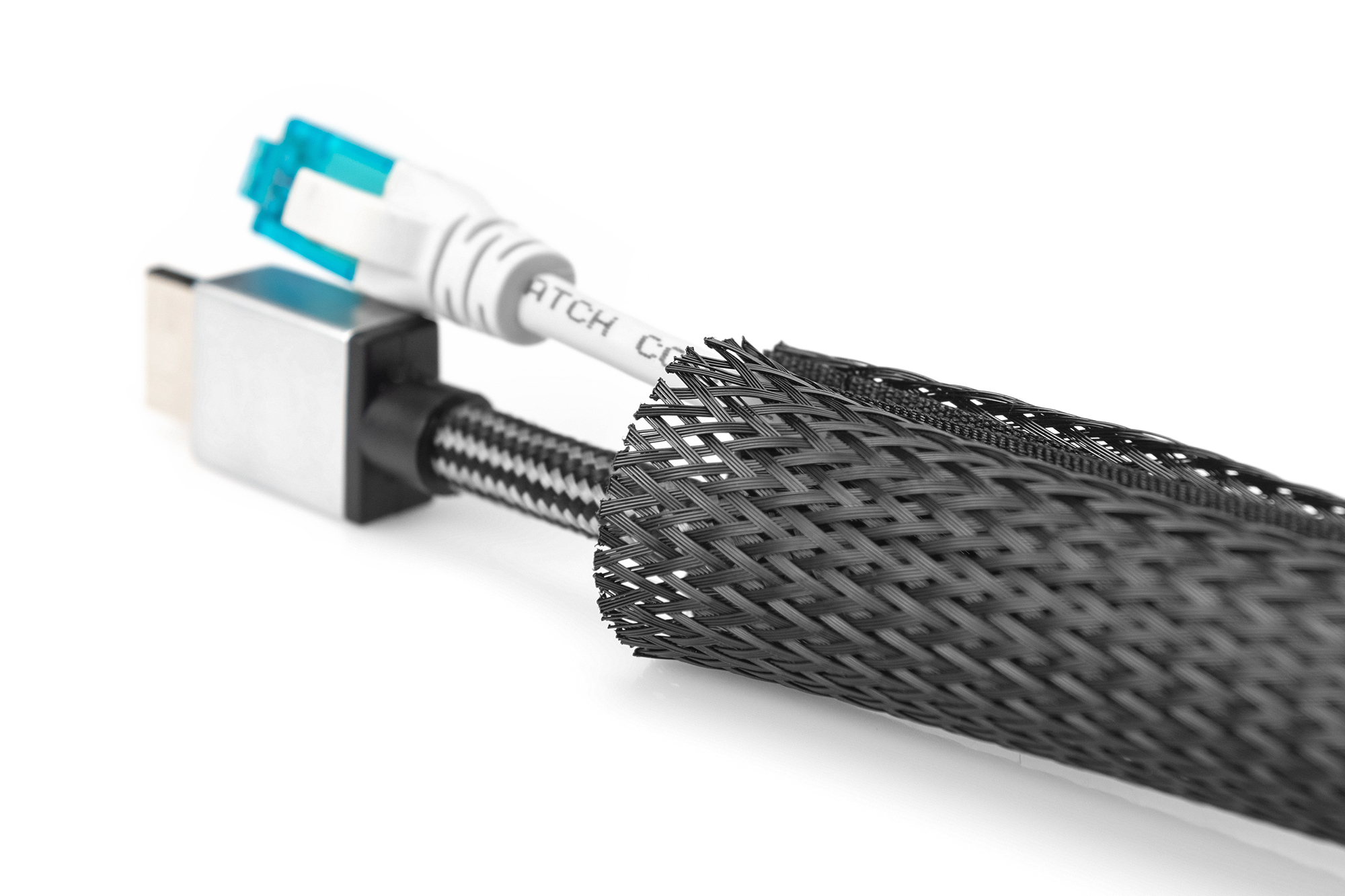 DIGITUS DA-90507 Flexibler Kabelschlauch mit Klettverschluss