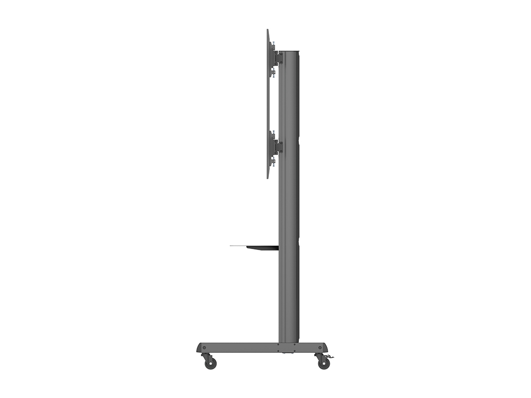 TV-Ständer, Haltearm, Mobilität, Basis mit Rädern, Profilpanel