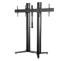 B-TECH MODE-AL - Premium Freestanding Twin Screen VC Stand - (VESA 600 x 400) - 2m BT8712/B B-TECH MODE-AL - Premium Freestanding Twin Screen VC Stand - (VESA 600 x 400) - 2m BT8712/B