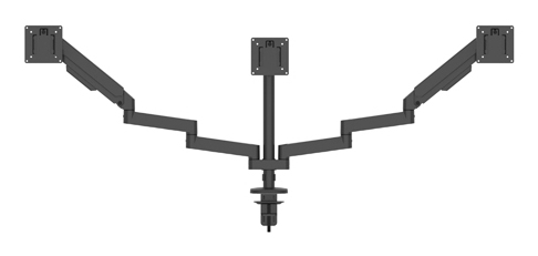 B-TECH Full Motion Triple Screen Desk Mount BT7353/B B-TECH Full Motion Triple Screen Desk Mount BT7353/B