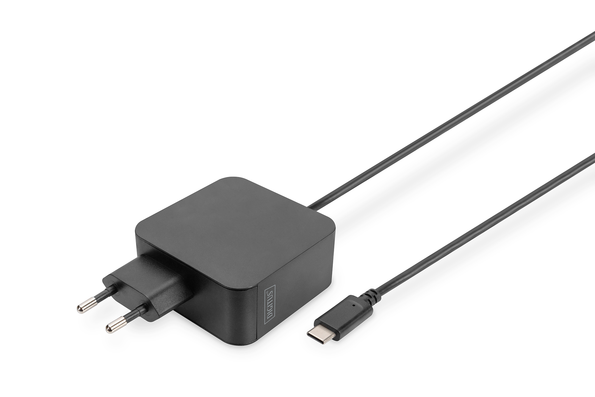 Ladegerät, USB-C Adapter, Netzteil, Steckdabelt, Schwarz