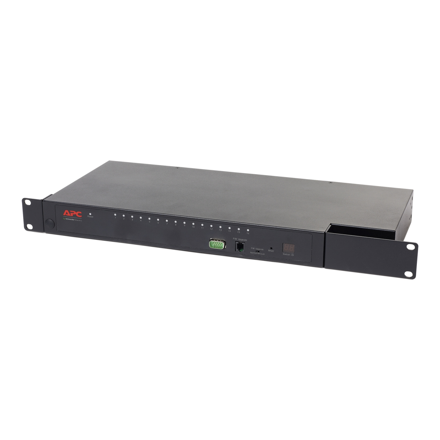 APC Rackmount, Netzwerk-Switch, Gehäuse, Grüner Anschluss, LED-Indikatoren