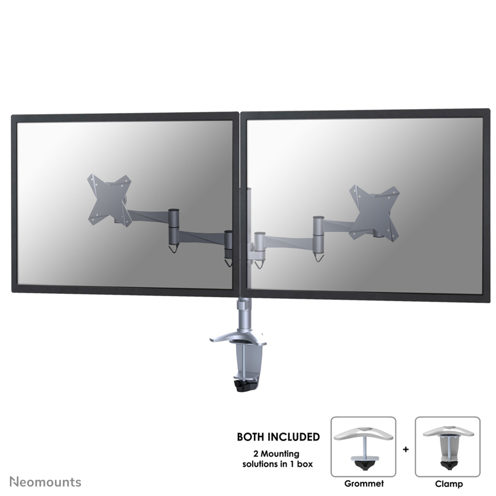 Neomounts FPMA-D1330DSILVER Monitorarm 10-27" Neomounts FPMA-D1330DSILVER Monitorarm 10-27"
