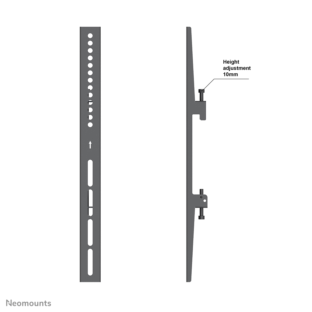 Neomounts Pro Videowall Bodenständer - 30 kg - 81,3 cm (32 Zoll) - 165,1 cm (65 Zoll) - 100 x 100 mm - 600 x 400 mm