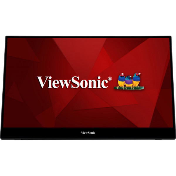monitor, display, LED, ViewSonic, roter hintergrund