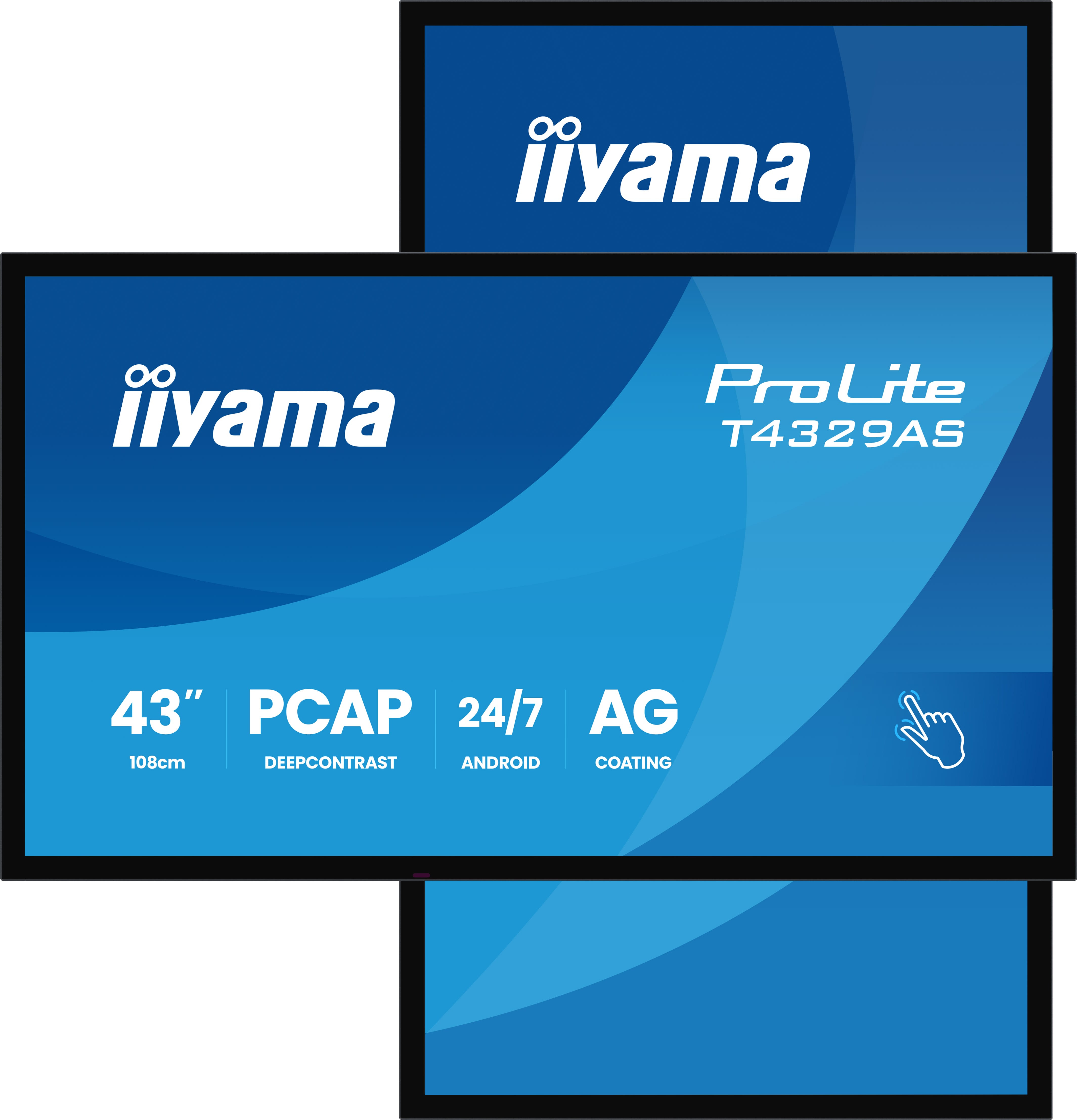 IIYAMA LFD ProLite T4329AS-B1AG Computerausrüstung, Text, Bildschirm, Überwachen