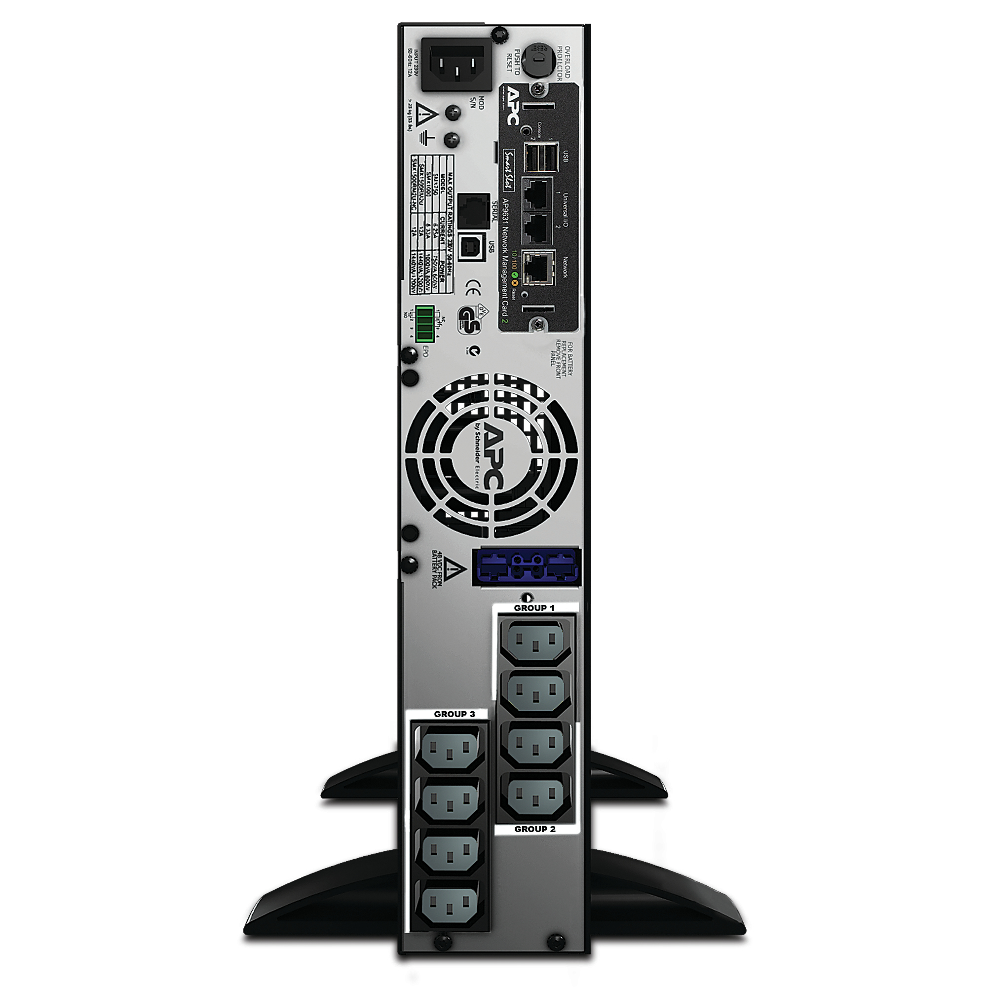 APC SMX1500RMI2UNC - Smart-UPS X 1500VA Rack/Tower LCD 230V mit Network Card