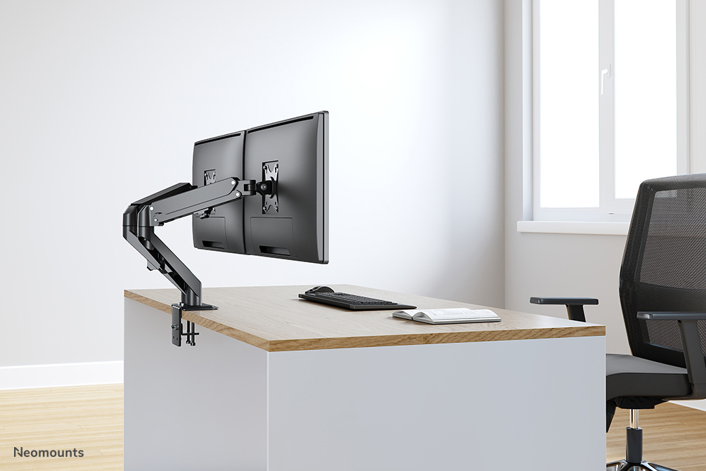 Neomounts Monitor-Tischhalterung - Klemme - 7 kg - 43,2 cm (17 Zoll) - 68,6 cm (27 Zoll) - 100 x 100 mm - Schwarz