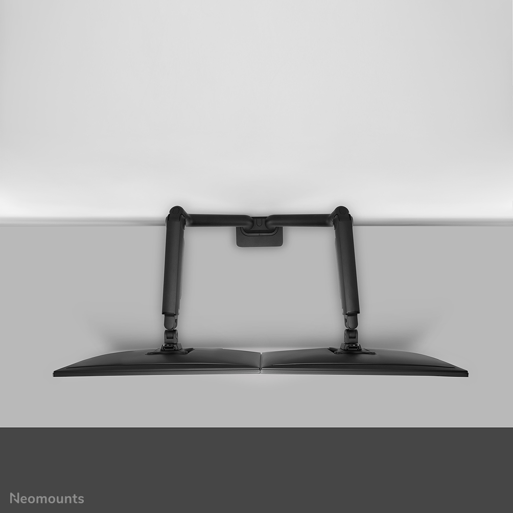 Neomounts Select Desk Mount double display topfix clamp &grommet