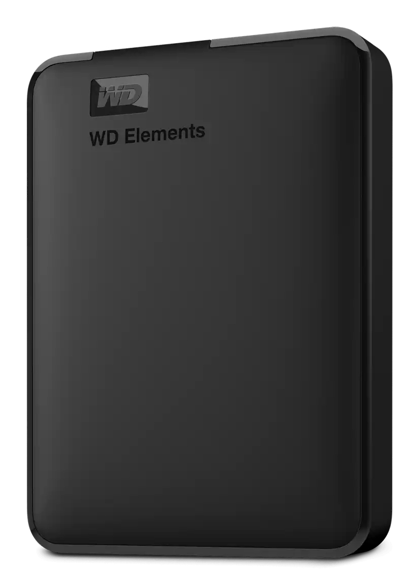 Externe Festplatte, WD Elements, 2.5 Zoll, Schwarz, Speicher