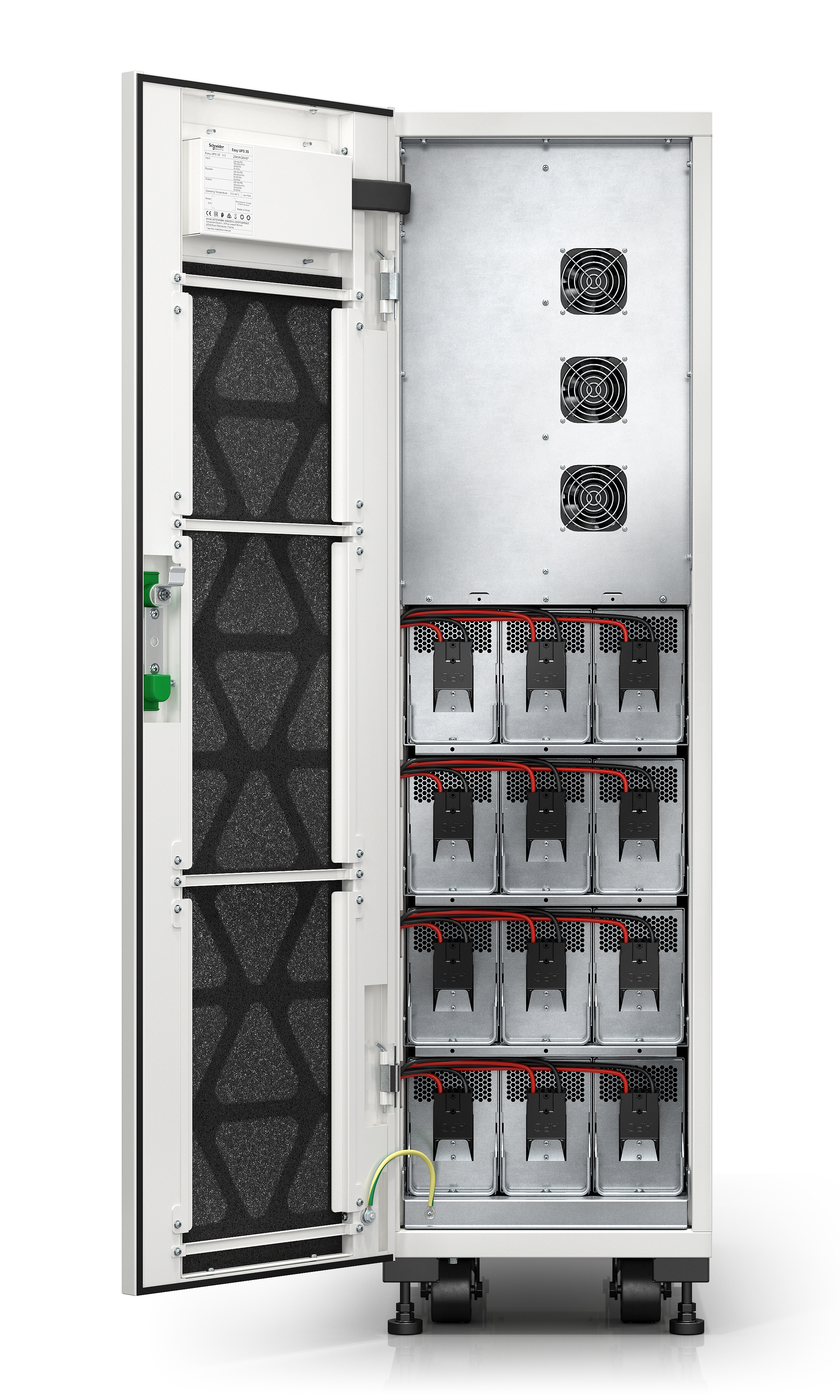 APC E3SUPS15KHB2 - Easy UPS 3S 15 kVA 400V 3:3 UPS, 2 internal 7Ah modular battery strings, expandable to 3