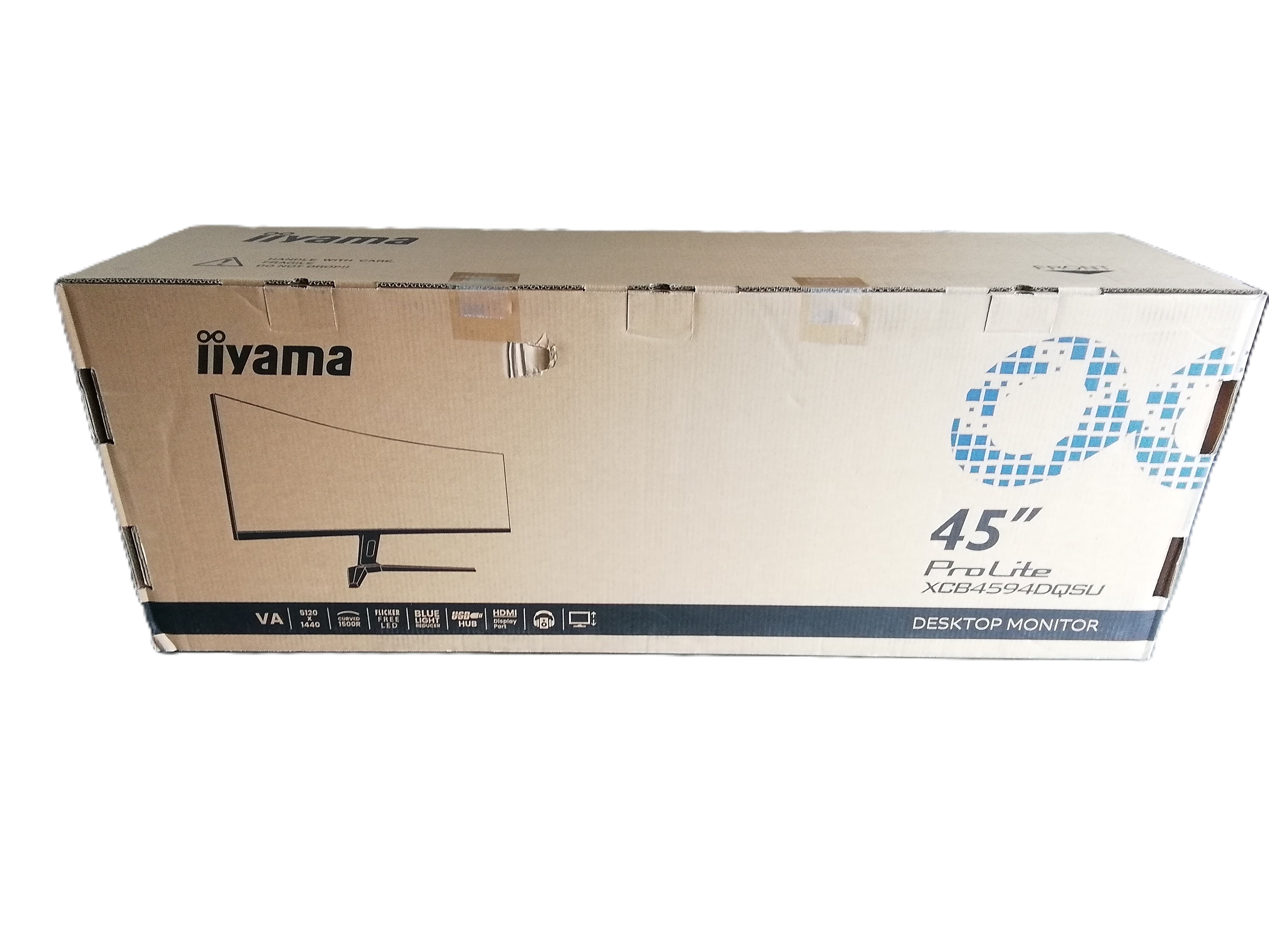 Desktop Monitor, 45 Zoll, LED Display, Box packaging, Monitor Stand