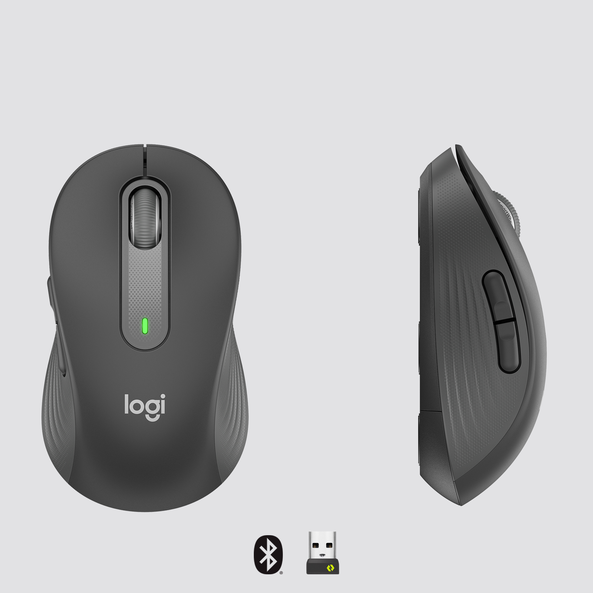 Logitech Maus Signature M650 L, graphite