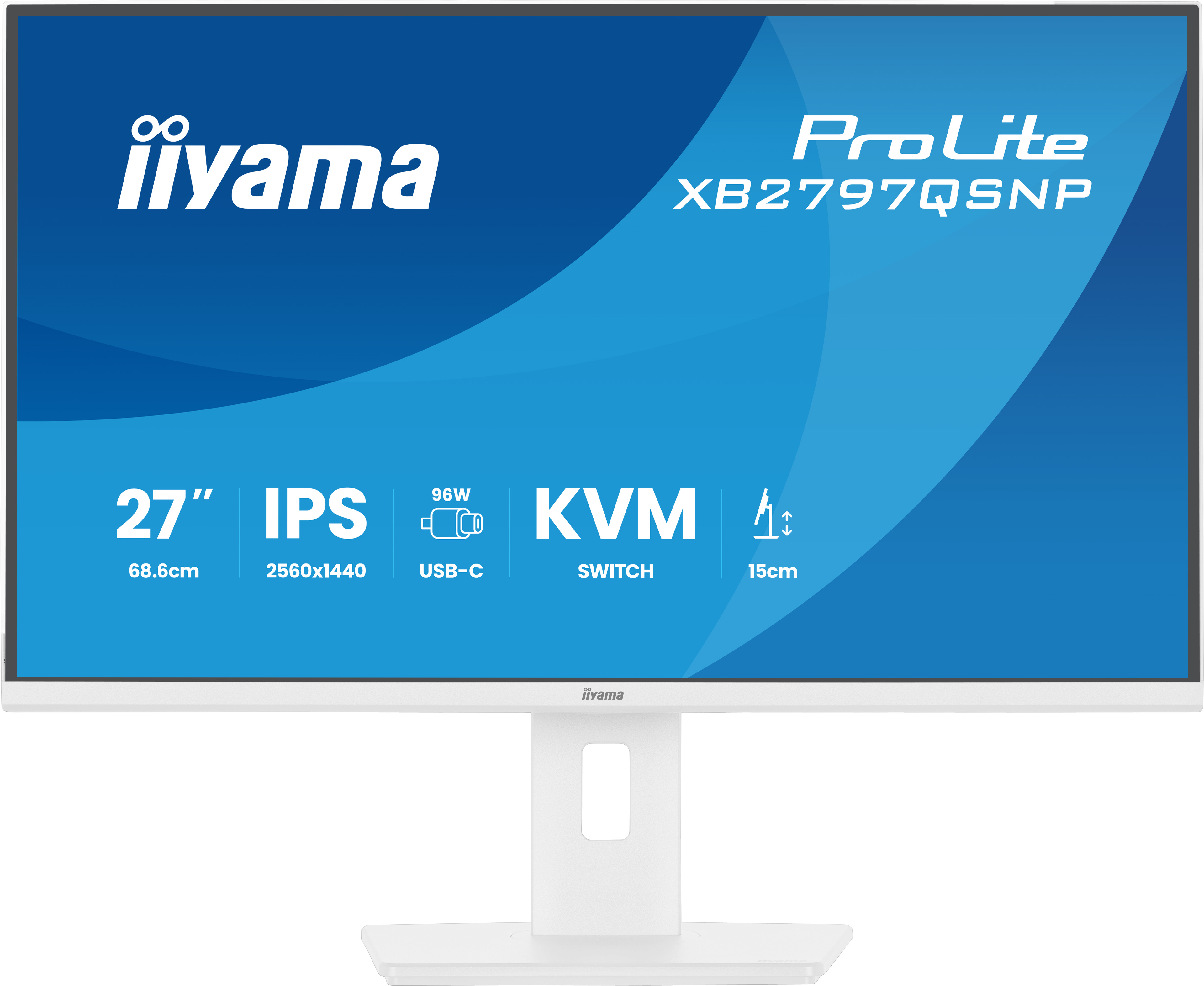 27 Zoll, IPS, KVM, USB-C, VESA kompatibel