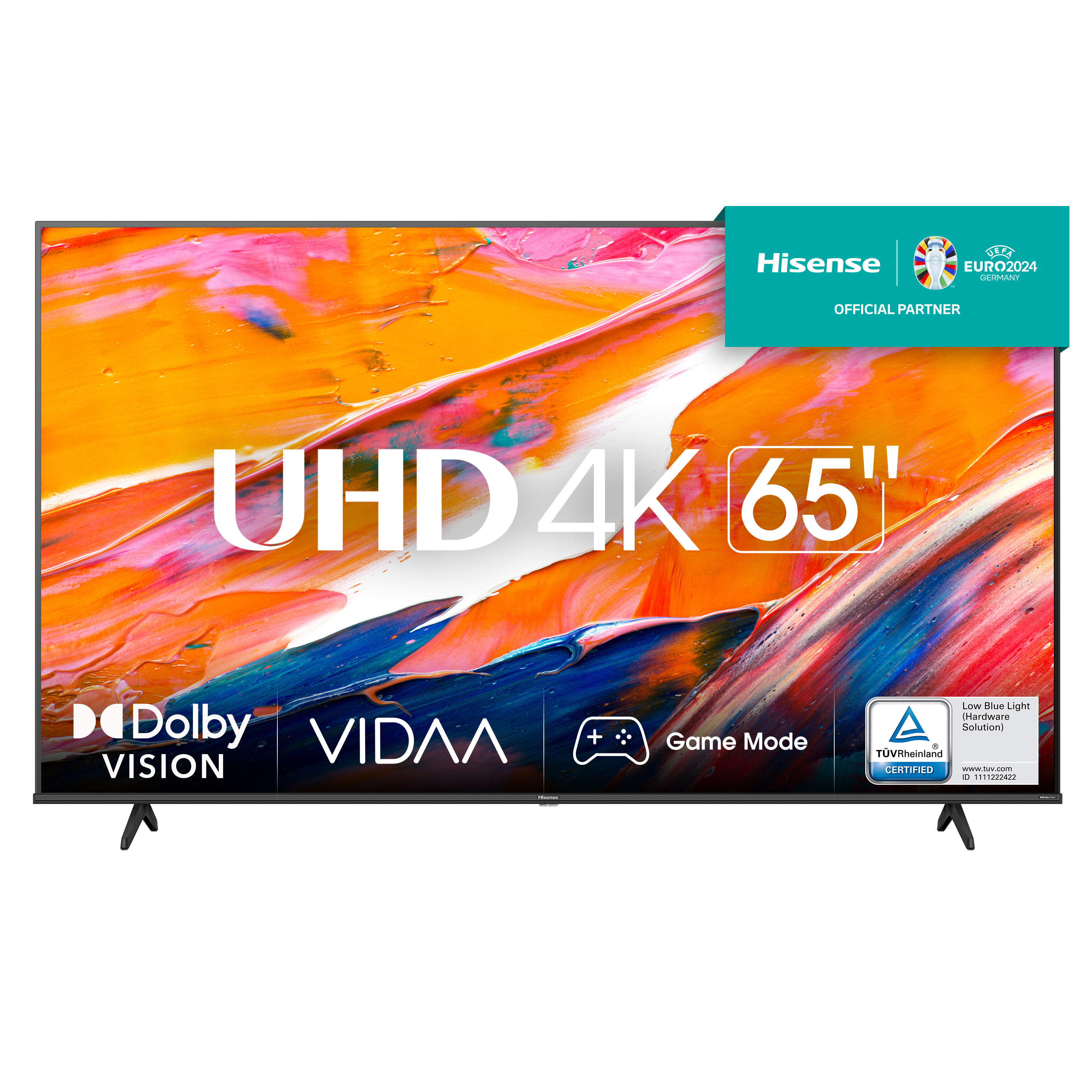 LED-Fernseher, 65 Zoll, 4K, HDR, TV-Bildschirm